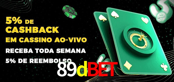 Promoções do cassino ao Vivo 89dbet